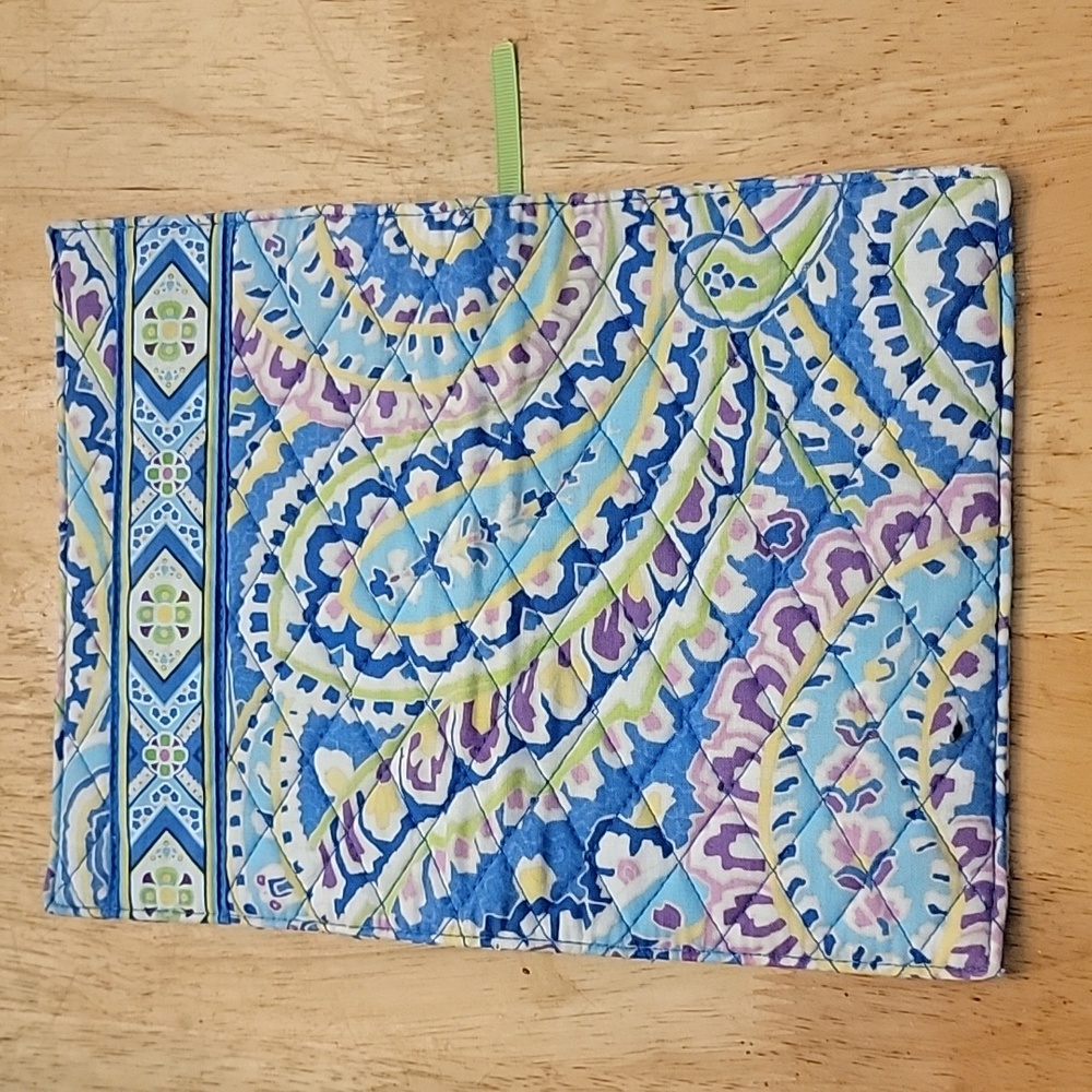 Vera Bradley Book Cover- Capri Blue - Picture 2 of 2